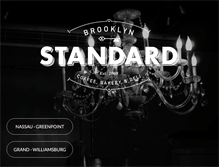 Tablet Screenshot of brooklynstandarddeli.com